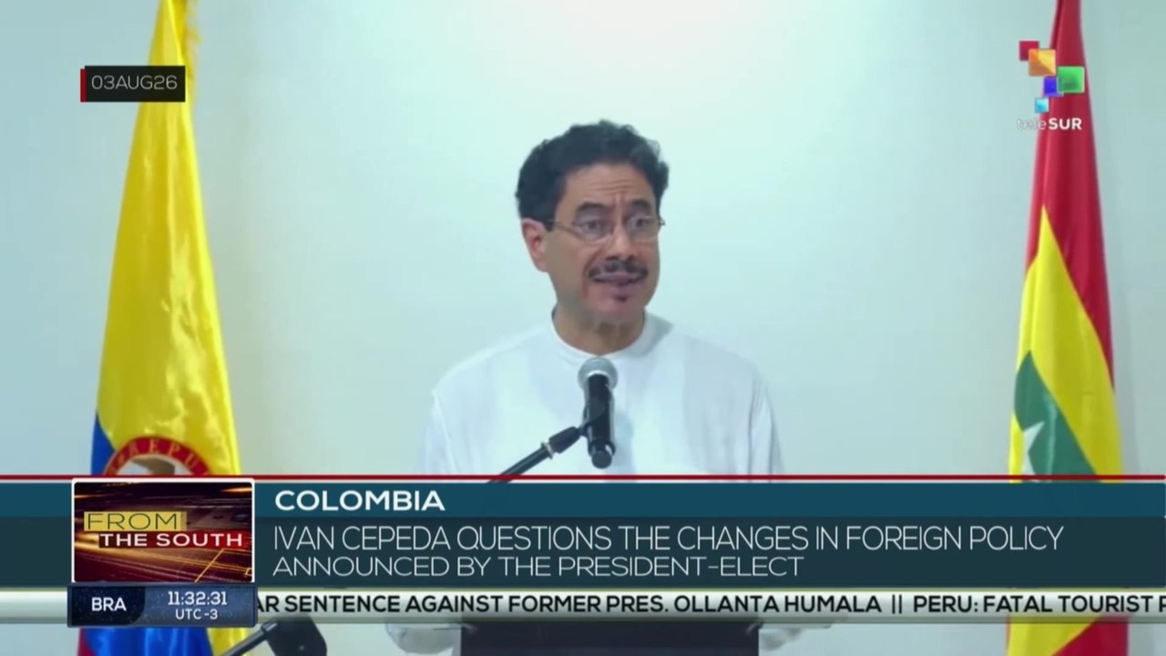 Ivan Cepeda questions the changes in foreign policy announced by the president-elect