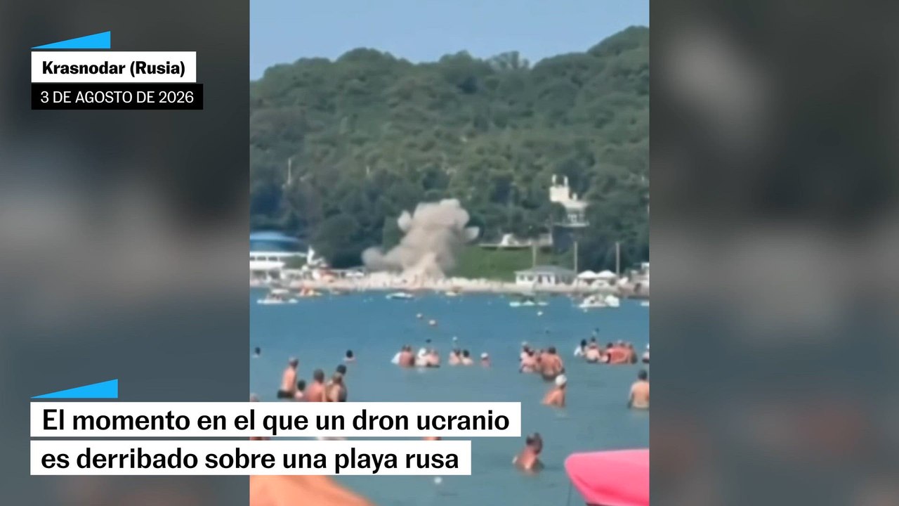 Así ha sido el momento del derribo del dron