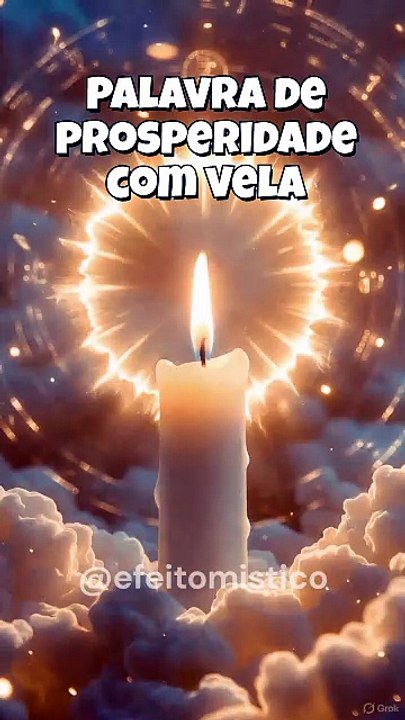 Palavra de Pprosperidade com VELA