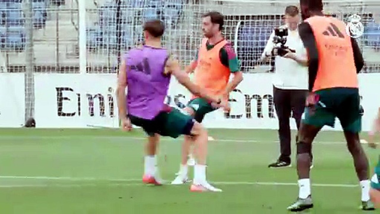 El Real Madrid vuelve a los entrenamientos tras el partido ante la Fiorentina