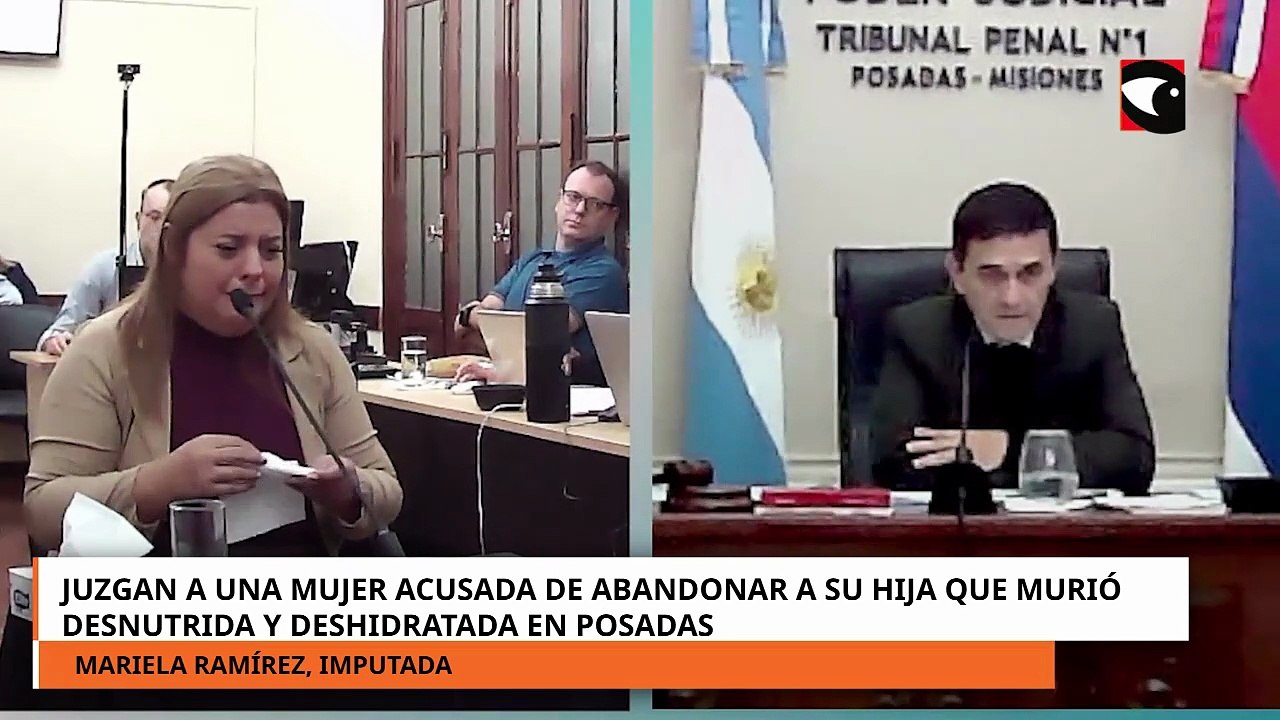 Juzgan a una mujer acusada de abandonar a su hija que murió desnutrida y deshidratada en Posadas