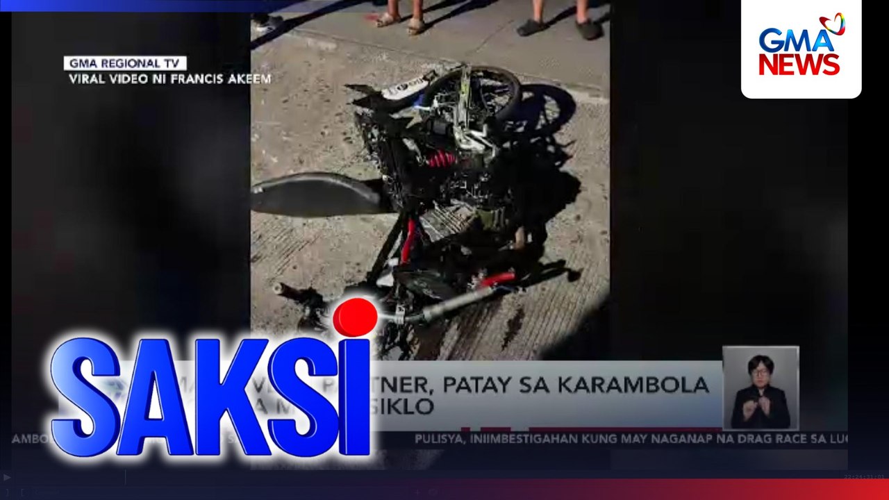 Mag-live-in partner, patay sa karambola ng 4 na motorsiklo | Saksi