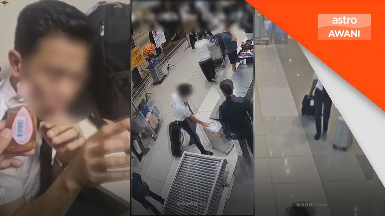 Kastam Indonesia dedah rakaman CCTV percubaan juruterbang Malaysia dituduh seludup dadah