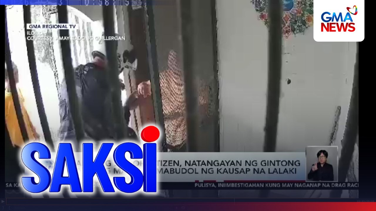Babaeng senior citizen, natangayan ng gintong singsing matapos mabudol ng kausap na lalaki | Saksi
