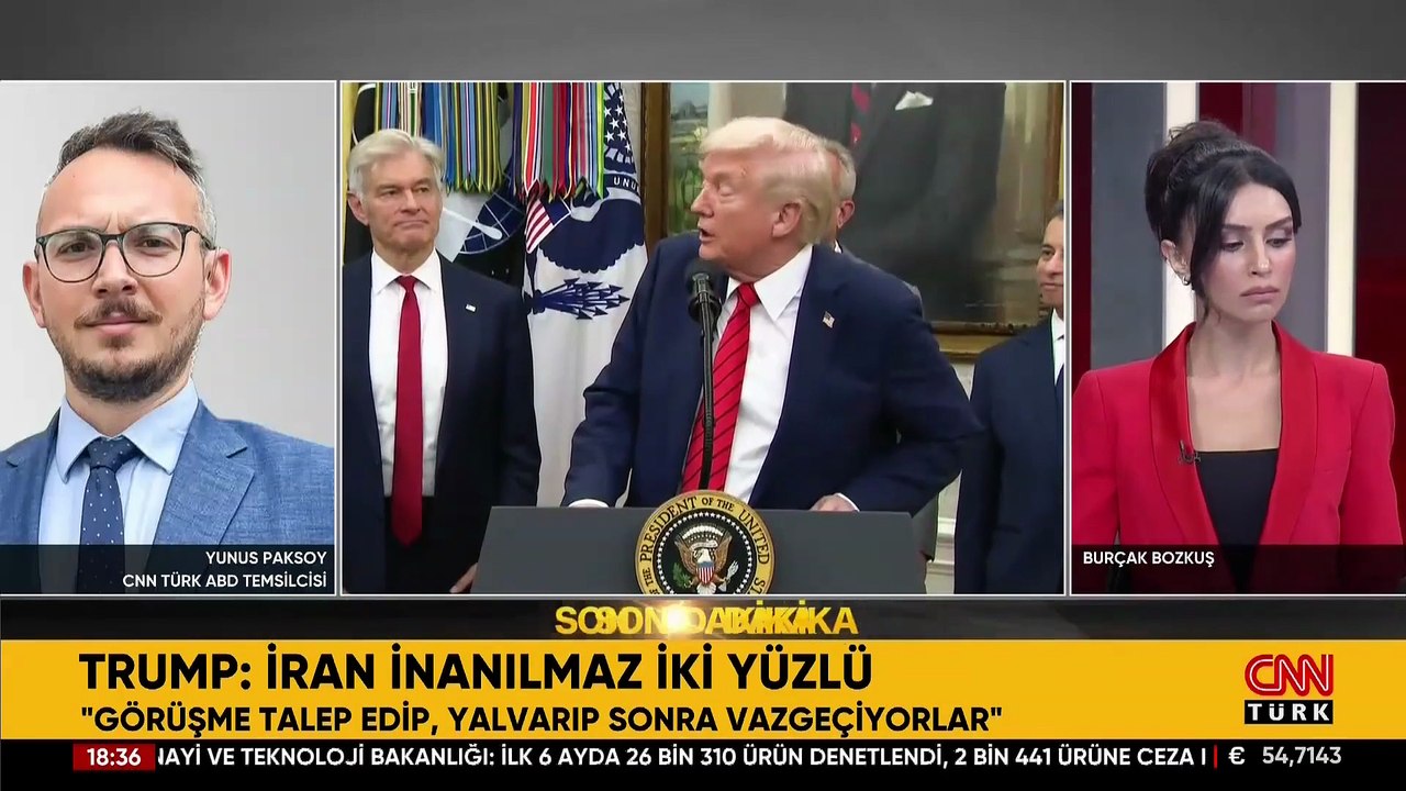 Trump'tan İran'a sert sözler: İkiyüzlü davranıyorlar