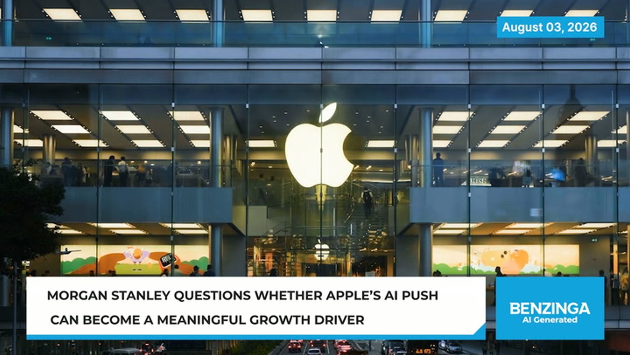 Morgan Flags Apple Risks