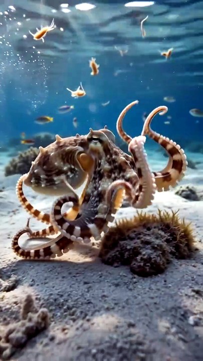 O Polvo-Mímico- O Mestre do Disfarce dos Oceanos!