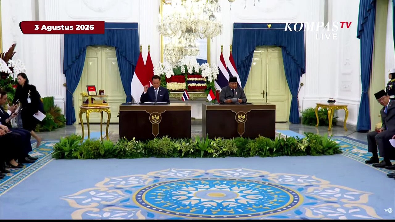 [FULL] Prabowo Ungkap Hasil Pertemuan dengan PM Thailand, Perkuat Kerja Sama Keamanan hingga Ekonomi