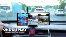 🚗 RearGo 11" by GoPump: The Ultimate Wireless CarPlay & 4-CH DVR Car Upgrade