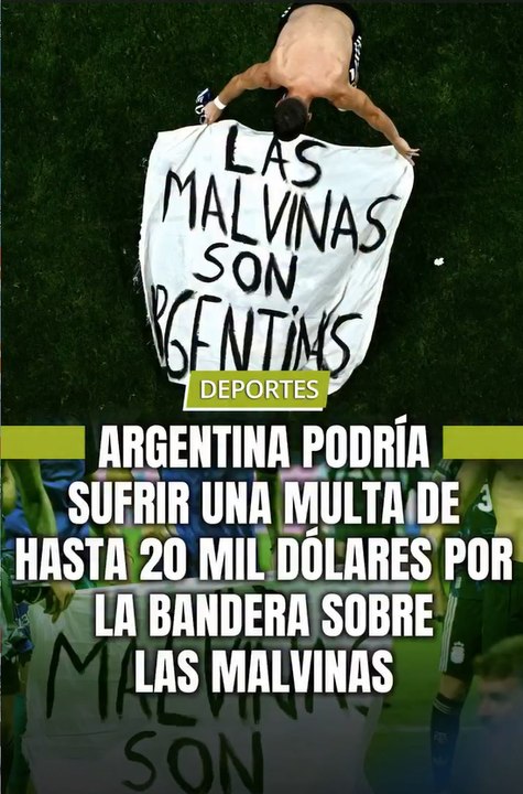«Las Malvinas son argentinas».