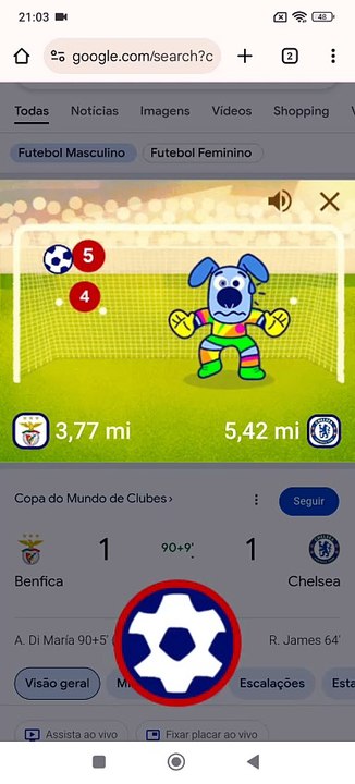 57 - Benfica x Chelsea - Partida 4 - Mini Cup Google Copa do Mundo de Clubes