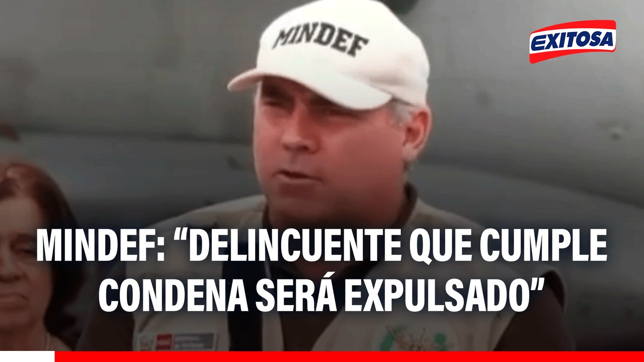Rafael Belaúnde: "Delincuente que cumple su condena va a ser inmediatamente expulsado"