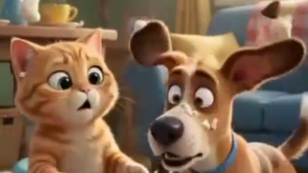 Cat's Exploding Cake Prank On Dog Goes Wrong! 🎂🐱🐶 #FunnyAnimals