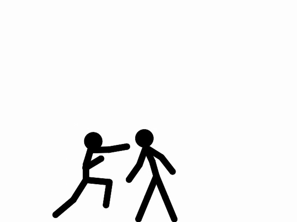 Figure 8 - stickman animation fight knockout