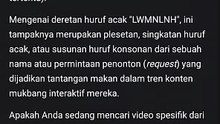 MAKAN SESUAI NAMA ''LWMNLNH''