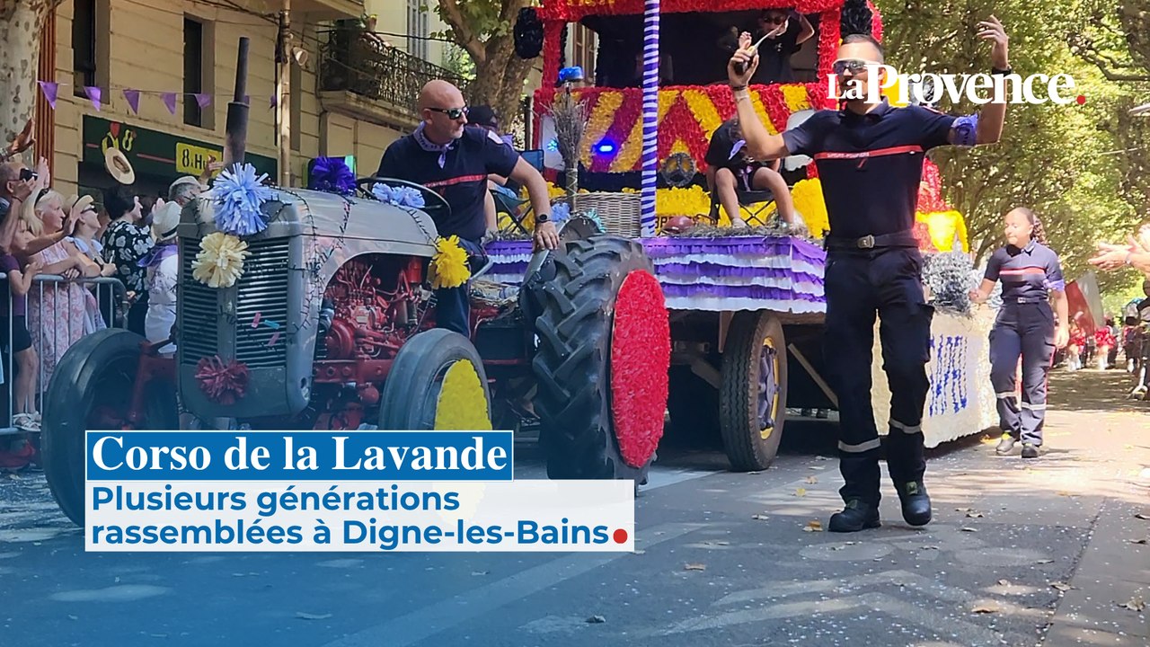 Corso de la Lavande : malgré la canicule, le défilé de jour a rassemblé plusieurs générations à Digne-les-Bains