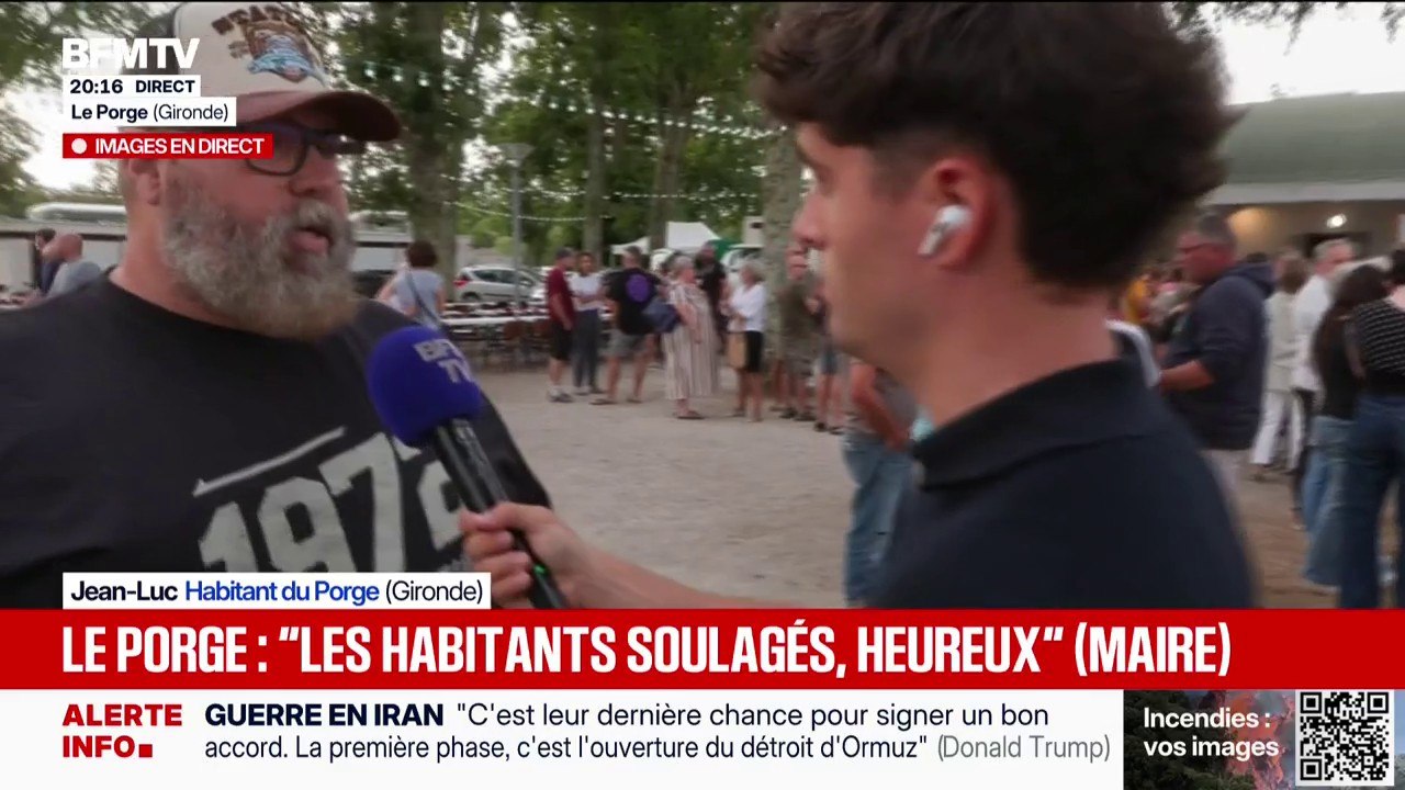 Retour des habitants après les incendies en Gir...