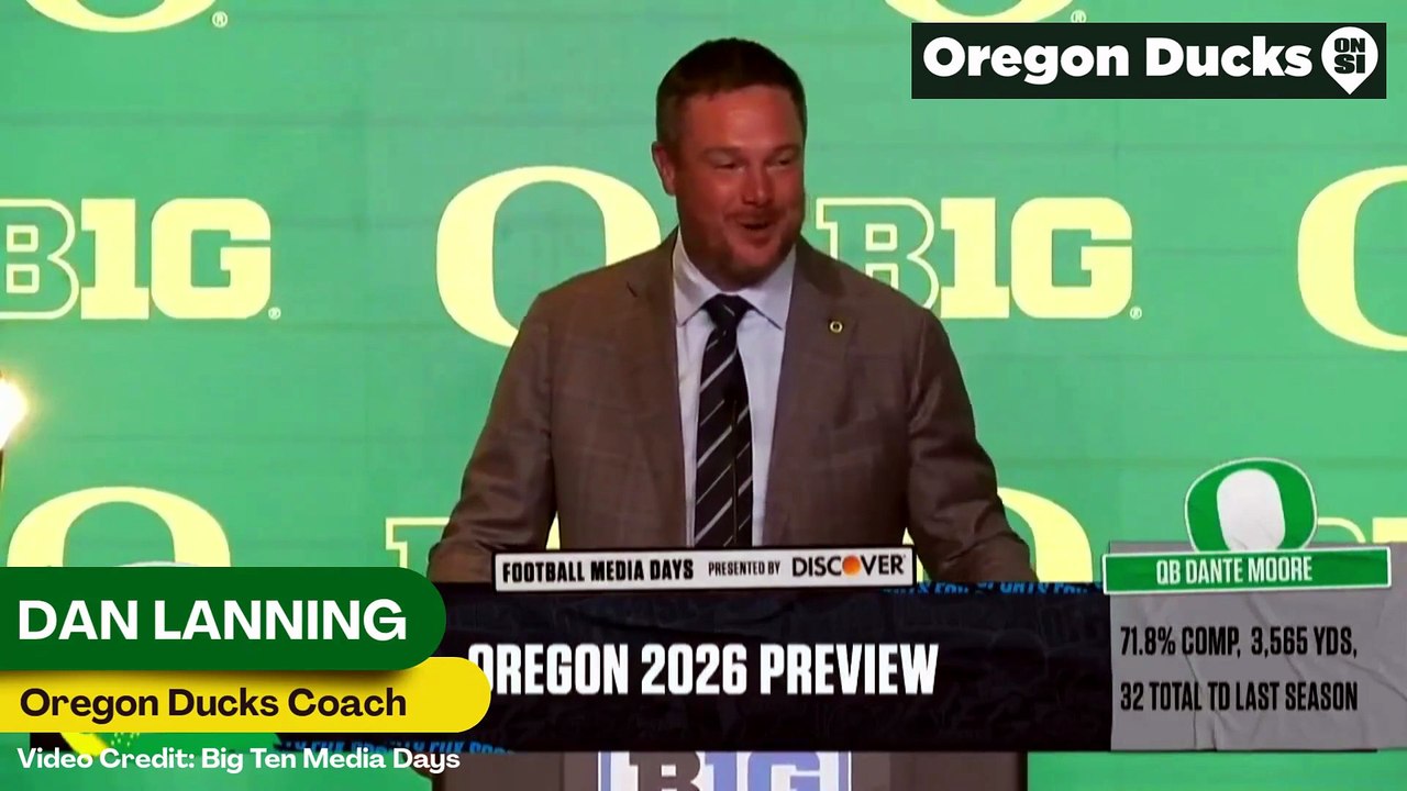 Oregon Ducks discuss the players they brought to Big Ten Media Days