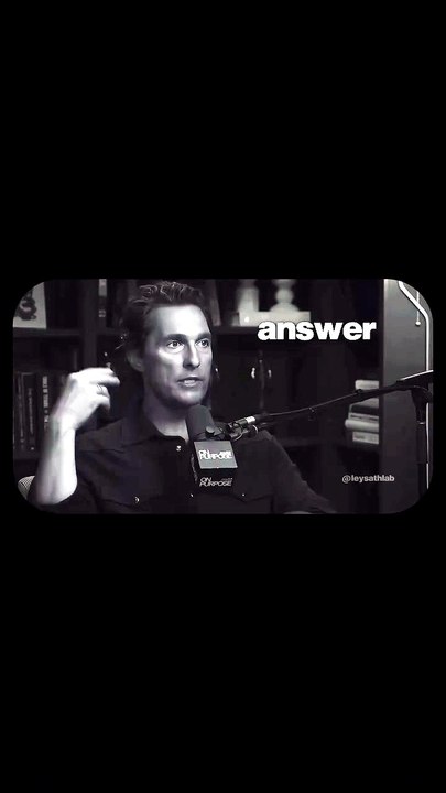TAKE MORE RISKS | Matthew McConaughey's Best Life Advice #shorts