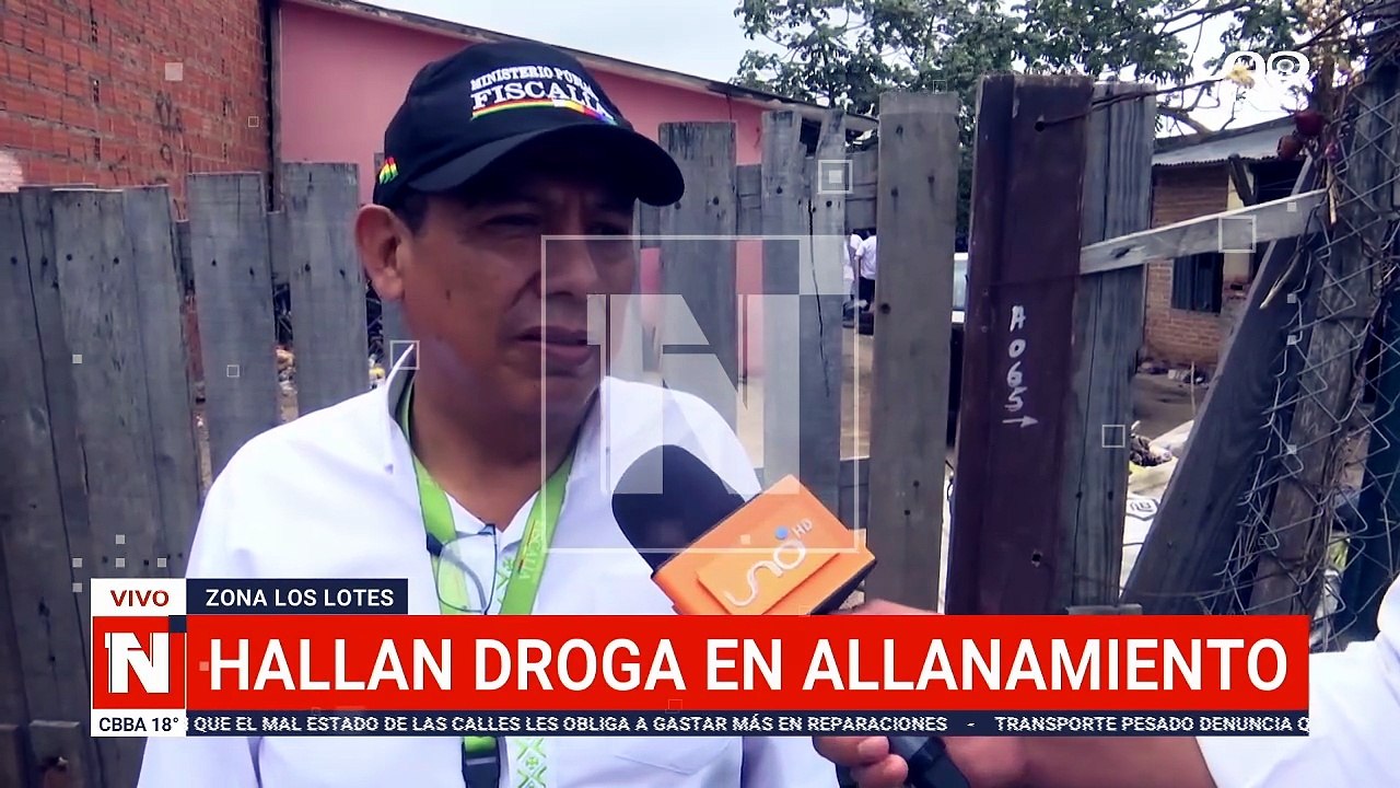HALLAN DROG4 EN ALLANAMIENTO