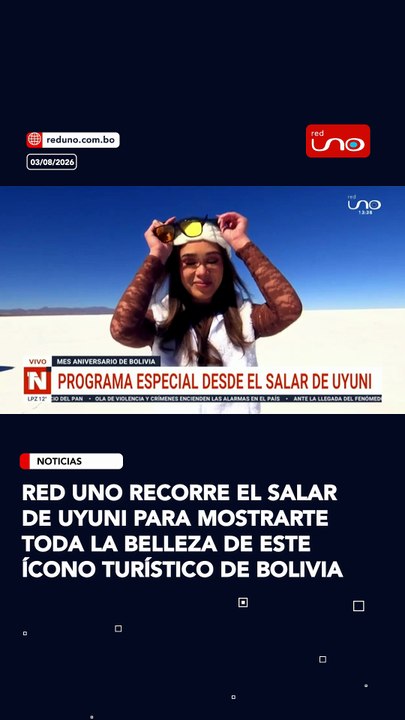 Red Uno recorre el Salar de Uyuni para mostrarte toda la belleza de este ícono turístico de Bolivia