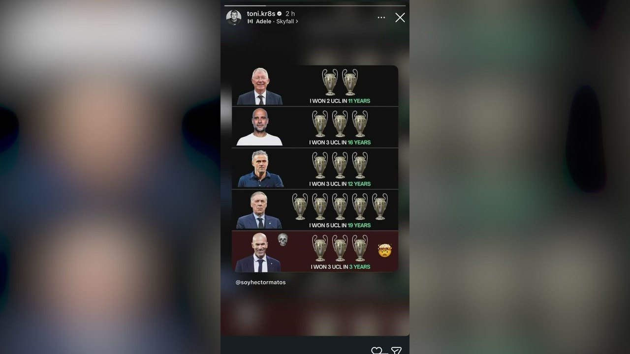 La comparación de Toni Kroos entre Zidane y Ancelotti con esta reflexión bastante reveladora