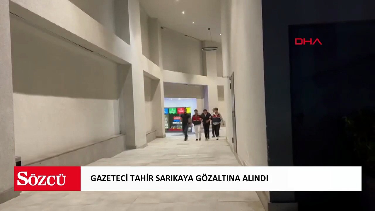 Gazeteci Tahir Sarıkaya gözaltına alındı