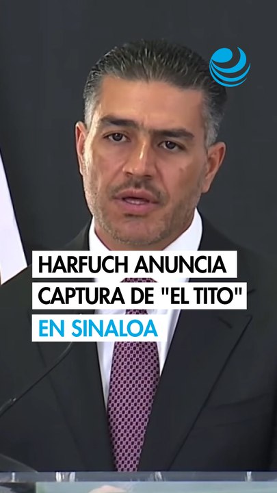 Harfuch anuncia la captura de "El Tito", prófugo por el feminicidio de Beany Lozano