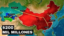China acaba de construir un gasoducto de 20,000 km atravesando desiertos y montañas