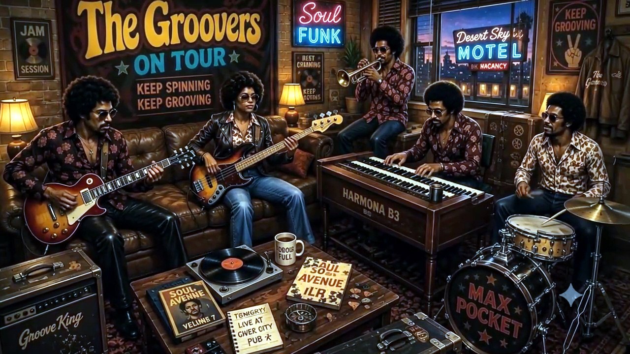 70s Funk Groove That Hits Different! 🔥 Fuzz Guitar & Soul | The Groovers