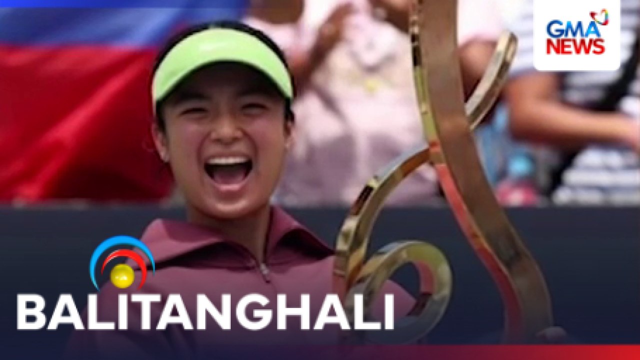 PBBM, nagpaabot ng pagbati sa pagkapanalo ni Pinay tennis star Alex Eala sa Mubadala DC Open | Balitanghali