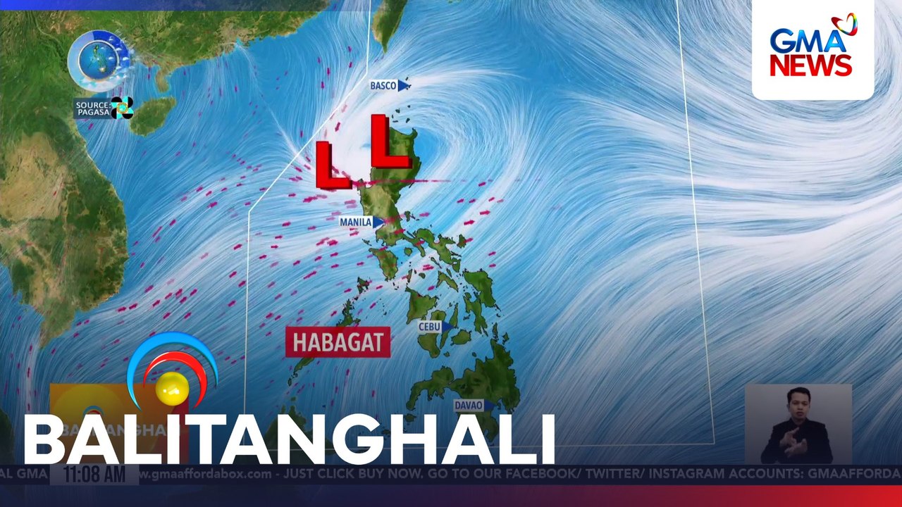 PAGASA - 2 LPA kabilang ang dating Bagyong #LuisPH, nagpapaulan sa Northern at Central Luzon; habagat, bahagyang nahahatak | Balitanghali