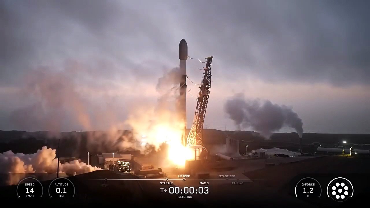 SpaceX launches 24 Starlink satellites from California, sticks landing in Pacific