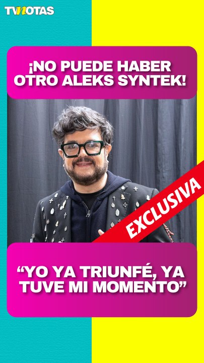 ¡Sin filtros! Aleks Syntek asegura que TikTok está acabando con el arte y la música