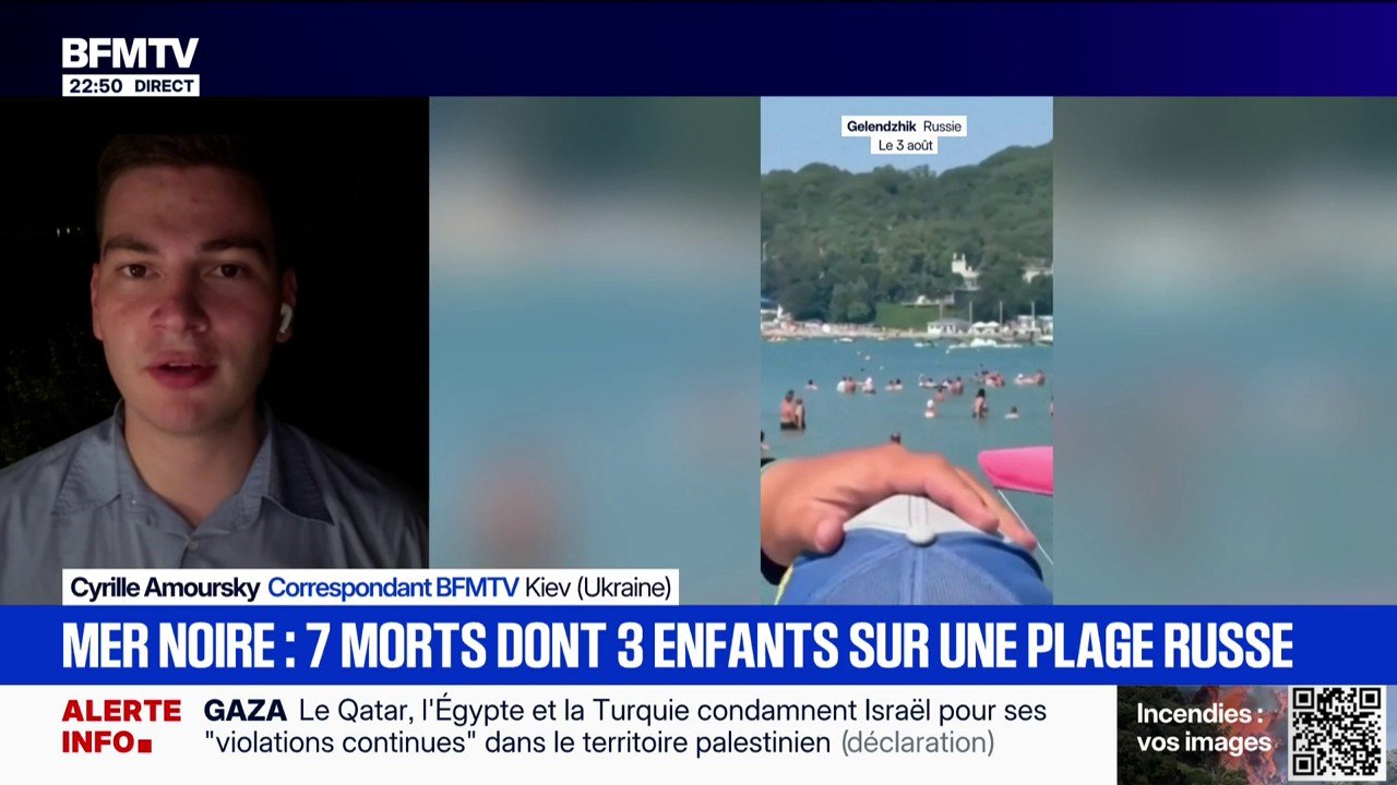 Un drone s'écrase sur une plage en Russie et fait sept morts dont trois enfants