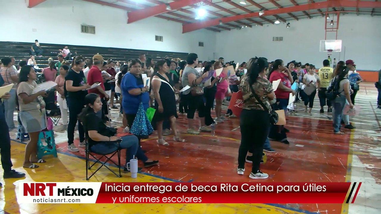 Inicia entrega de beca Rita Cetina para útiles y uniformes escolares