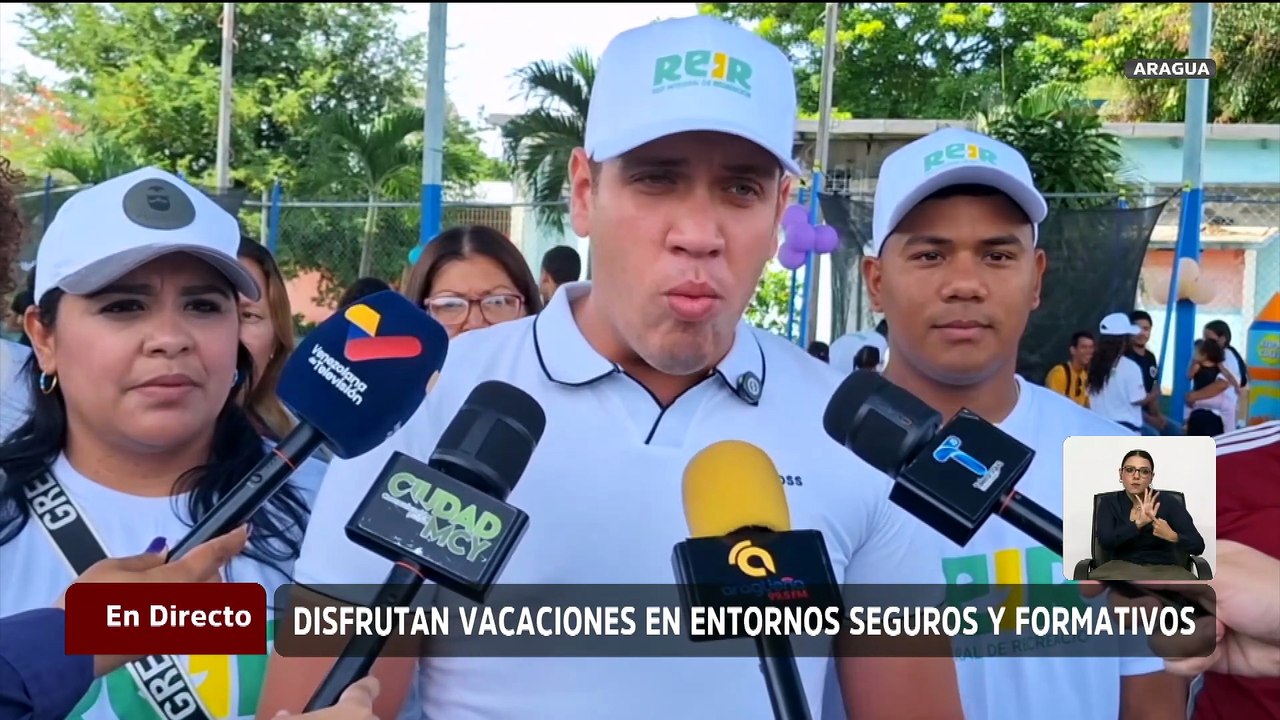 Plan Vacacional Reír 2026 abarca comunidades de Aragua con agenda deportiva, cultural y recreativa