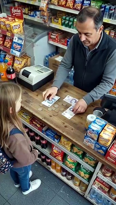 One Little Girl's Idea Ended His Begging Forever 🥹 #kindness #humanity #reelsviralシ #reelsviral