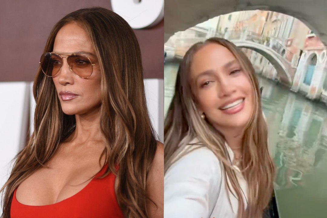 Jennifer Lopez se suma al viral inspirado en Madonna durante un paseo por Venecia