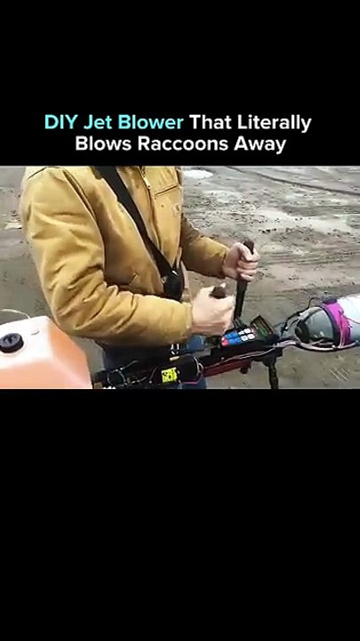 This “Leaf Blower” Uses a REAL Jet Engine! 🚀🍂 Absolute Overkill!