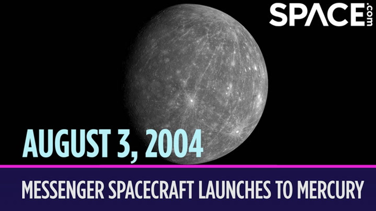 OTD in Space – August 3: MESSENGER Spacecraft Launches to Mercury