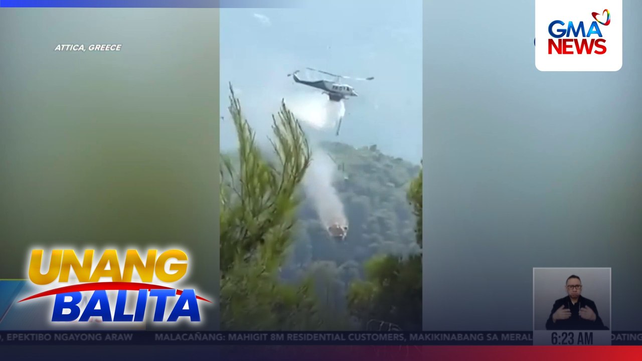 Huli-cam - 2 helicopter na tumutulong sa pag-apula sa wildfire, nagkabanggaan; 2 nasawi  | Unang Balita