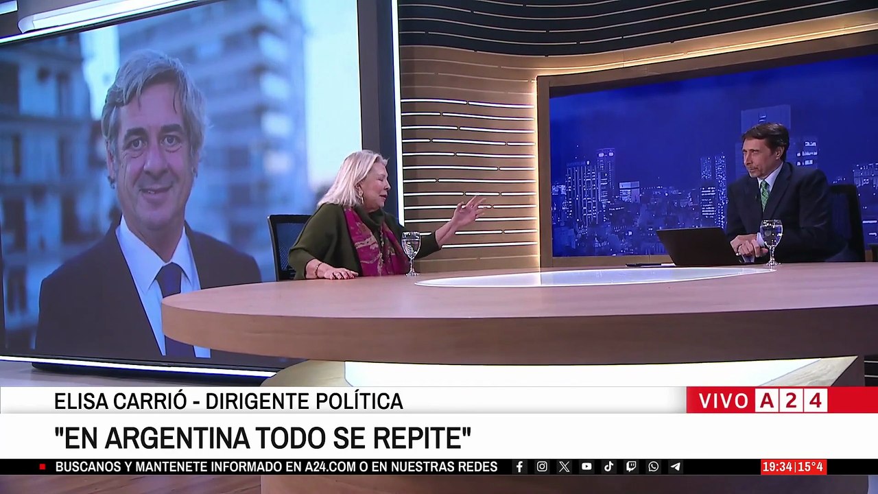 Elisa Carrió sobre el problema de la ley de tierras