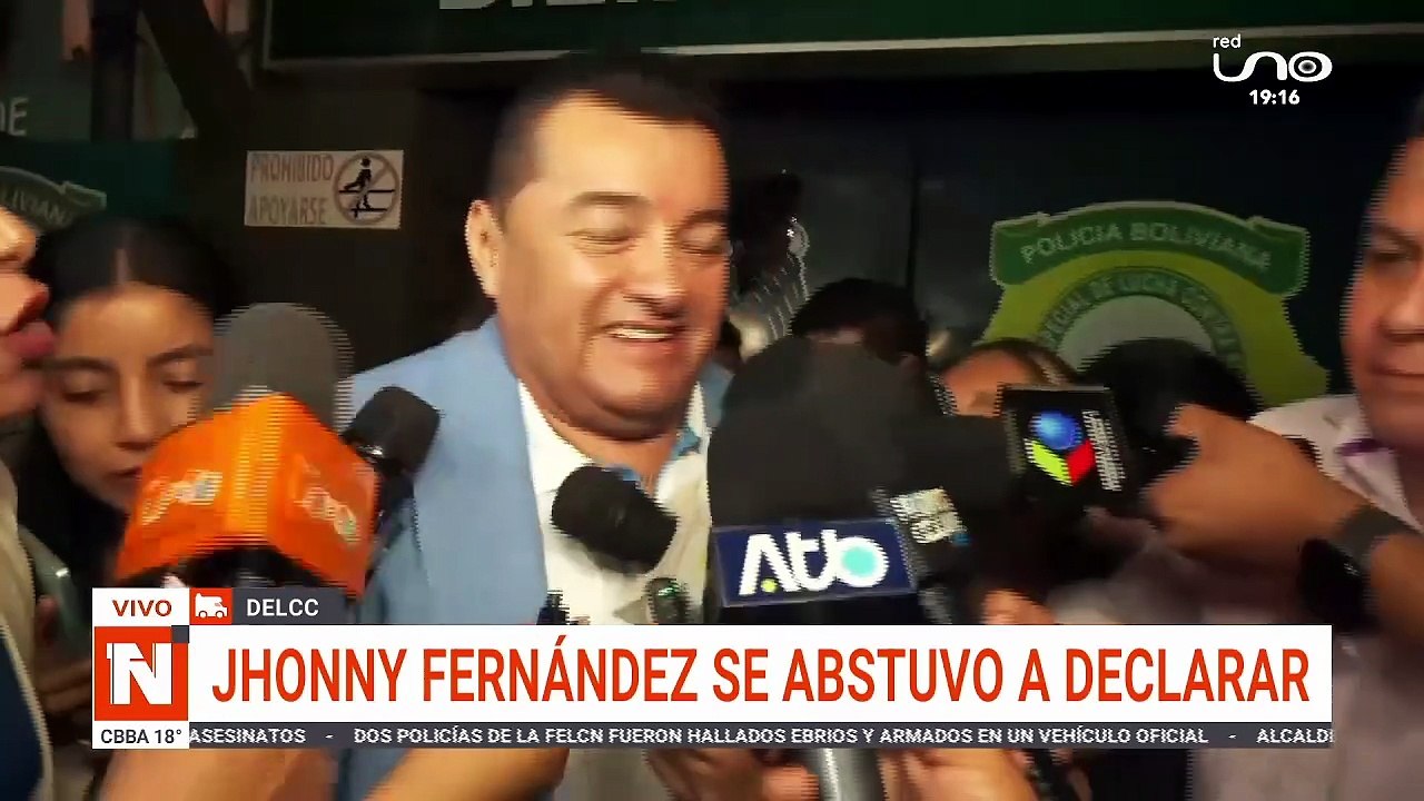 JHONNY FERNÁNDEZ SE ABSTUVO DE DECLARAR