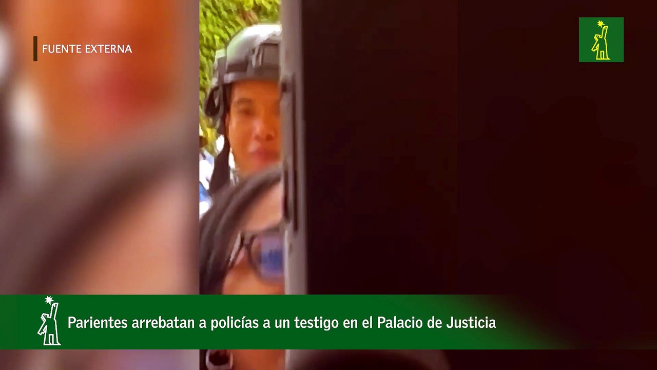 Parientes arrebatan a policías a un testigo en el Palacio de Justicia