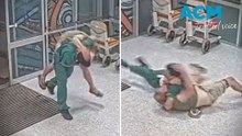 Nurse uses jiu-jitsu to take down violent hospital patient