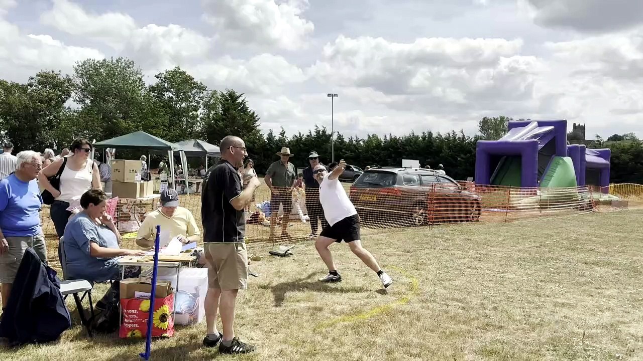 Welly wanging at Morchard Bishop Fun Day, video Alan Quick IMG_7146