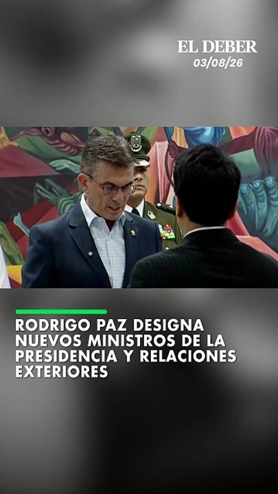 Fernando Aramayo fue posesionado como nuevo ministro de la Presidencia en reemplazo de José Luis Lupo, mientras que Héctor Francisco Huanca asumió el Ministerio de Relaciones Exteriores.
