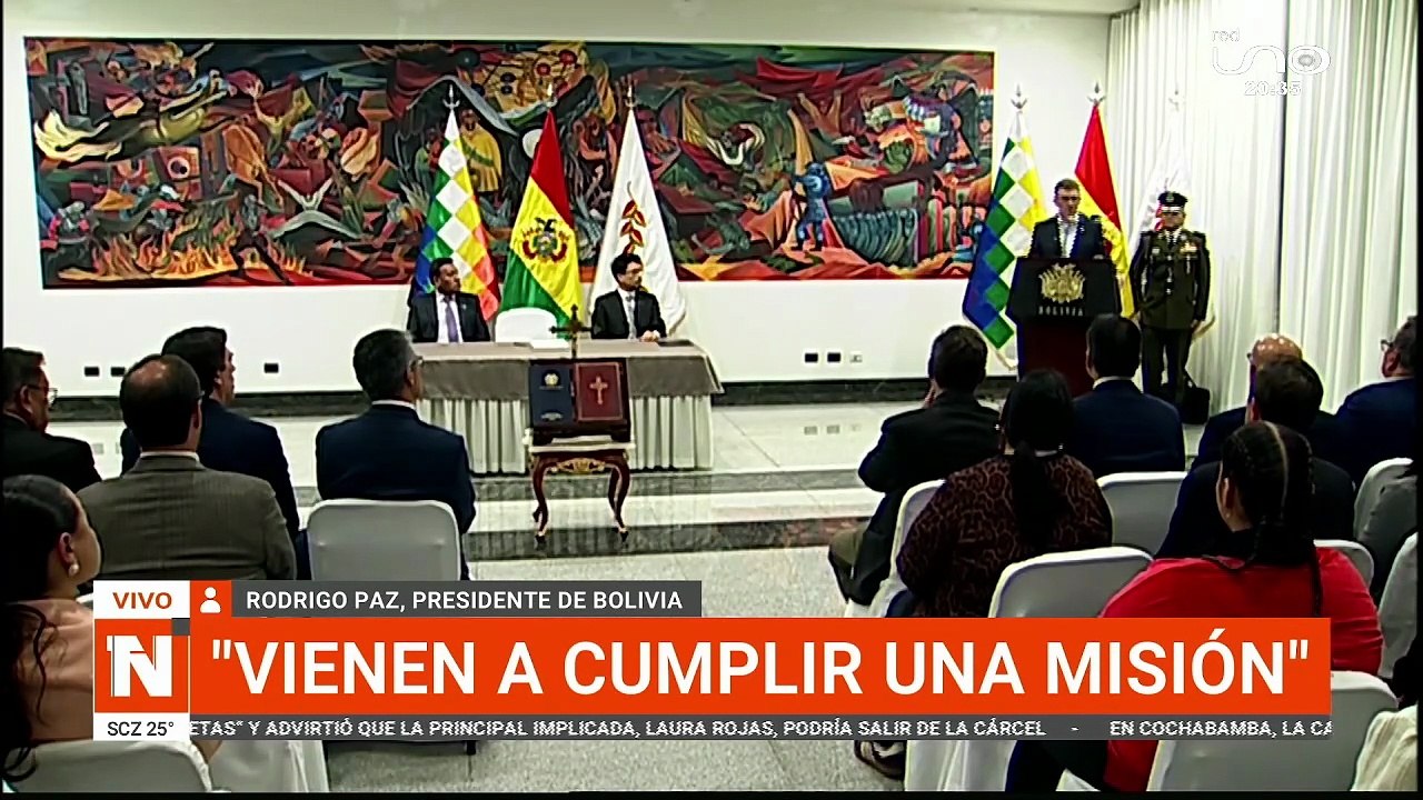 RODRIGO PAZ AGRADECE A JOSE LUIS LUPO