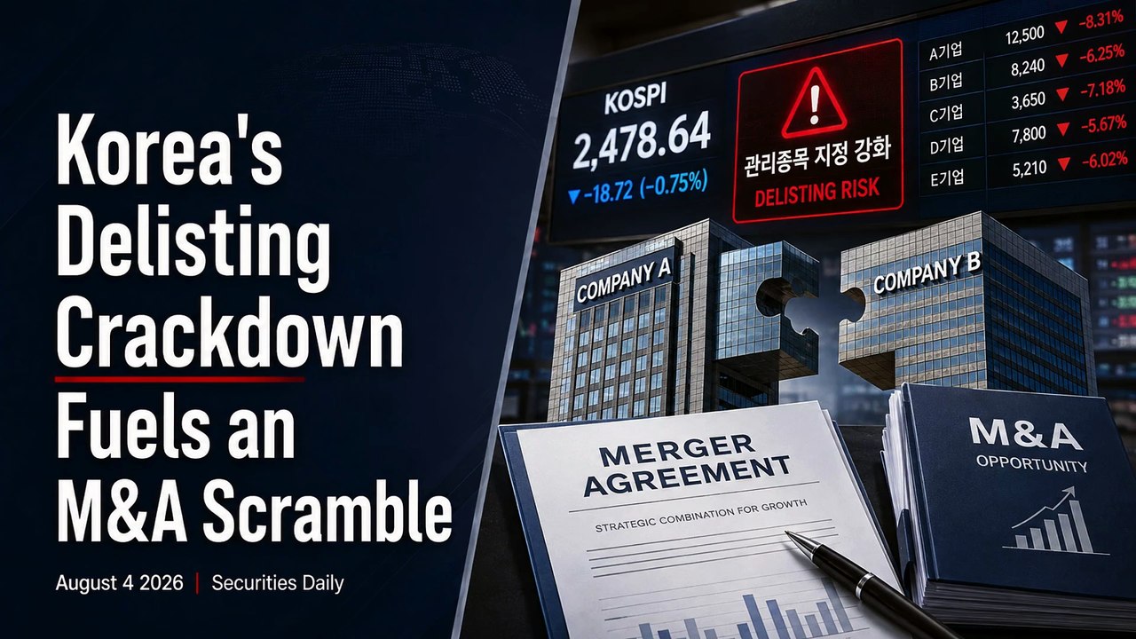 Korea's Delisting Crackdown Fuels an M&A Scramble | August 4 2026